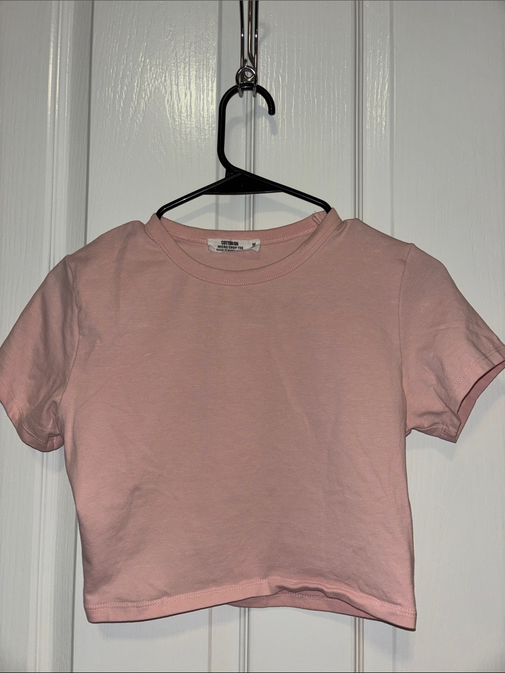 Cotton On Pink Crop Top